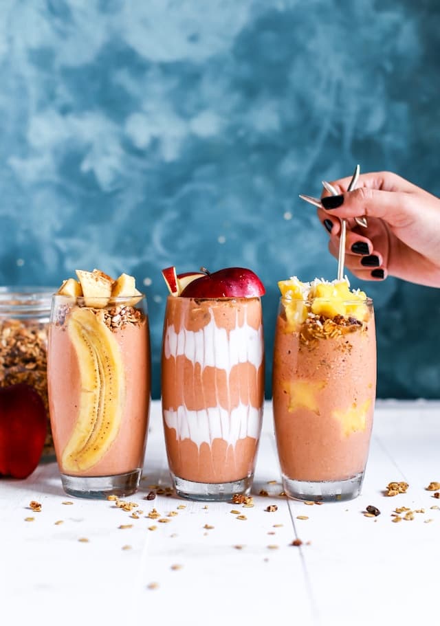 Smoothies and juices